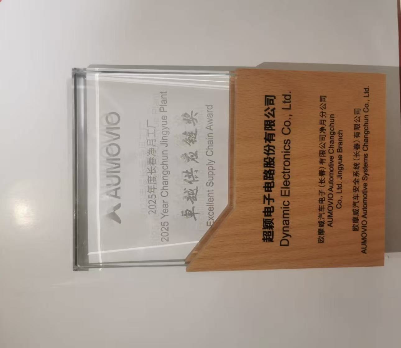 AUMOVIO Supply Chain Excellence Award